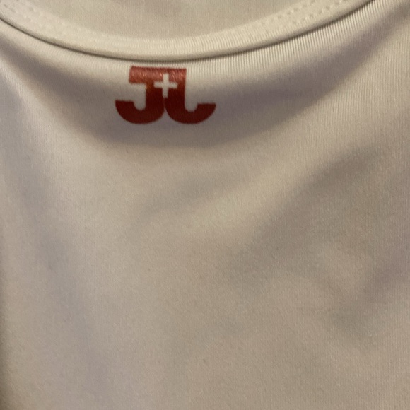 Jo+Jax White leotard w/black mesh, size: XSA, excellent condition - Picture 2 of 6